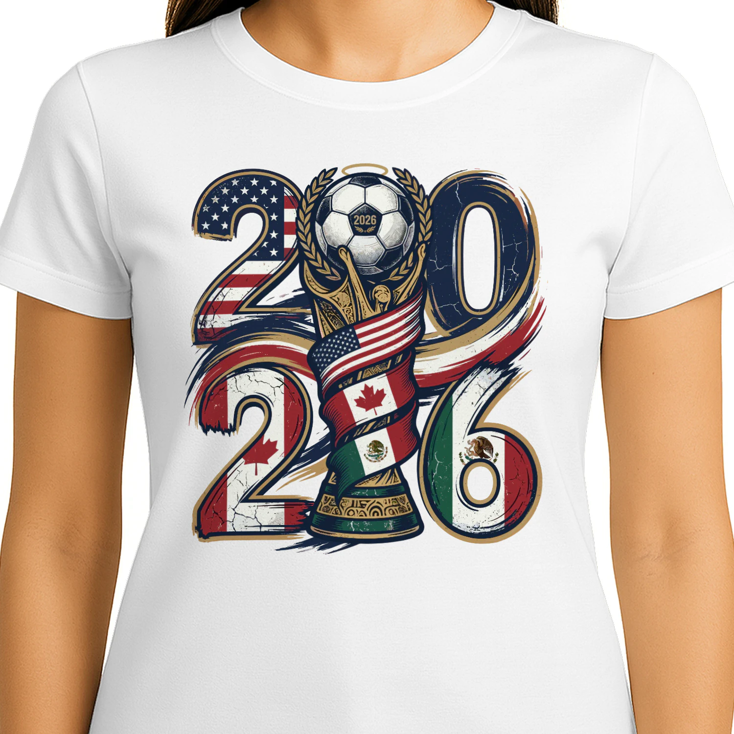 World Cup 2026 USA Canada Mexico Soccer Fan T-Shirt ⚽🏆 Football Tournament Graphic Tee, Sports Lover Gift, Get Yours!