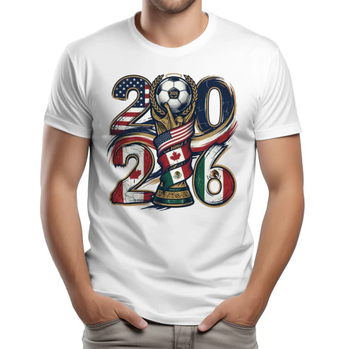 World Cup 2026 USA Canada Mexico Soccer Fan T-Shirt