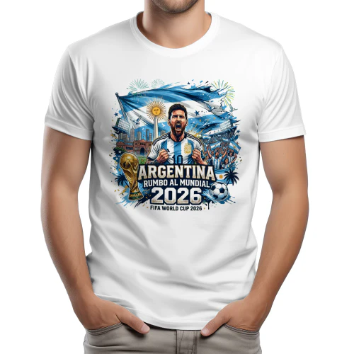 Argentina Road To World Cup 2026 Soccer Fan T-Shirt