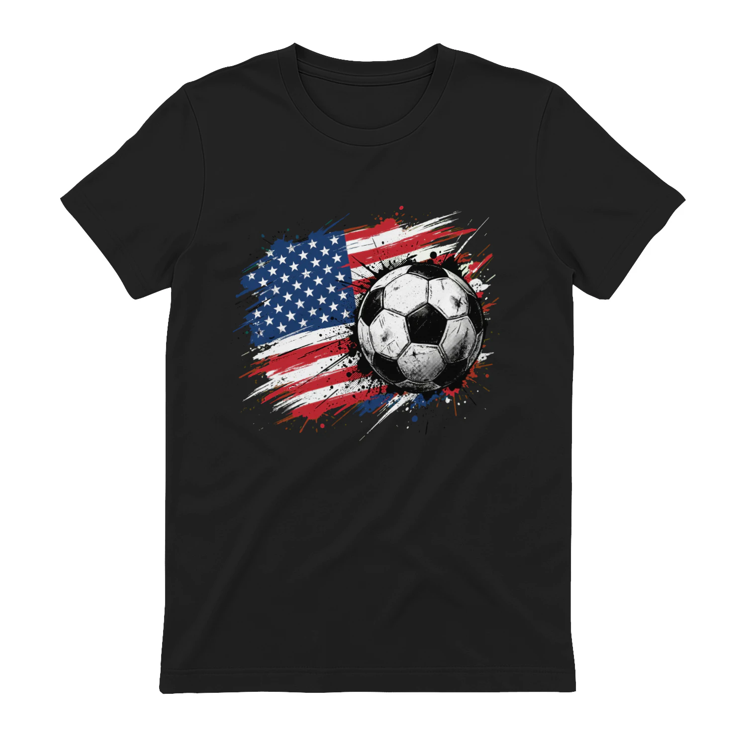 🇺🇸 USA Soccer Fan Classic Unisex T-shirt, American Flag Football Classic Unisex T-shirt, Patriotic World Cup 2026 Soccer Graphic, Get Yours!