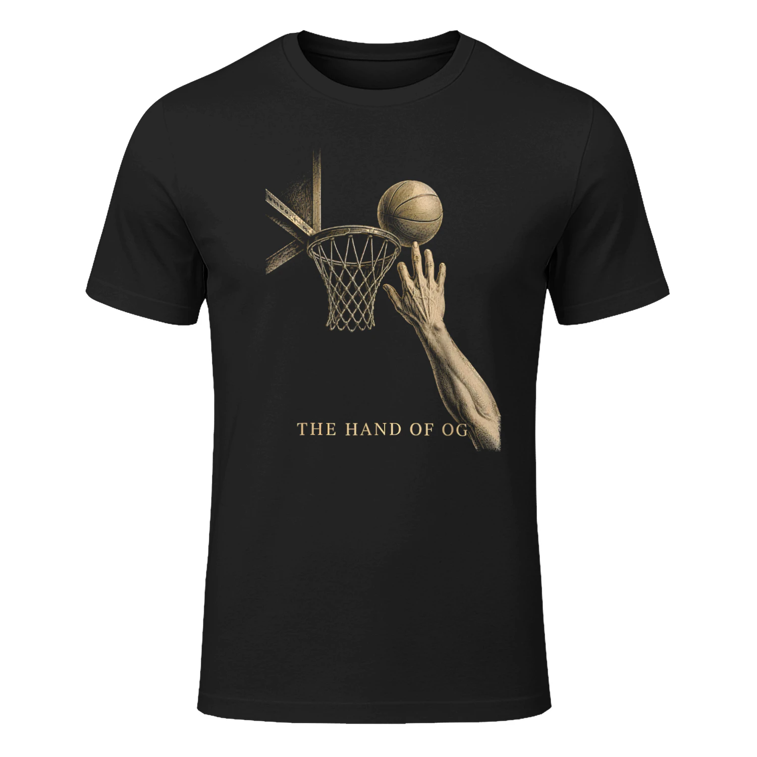 🏀 The Hand of OG Basketball T-Shirt | Vintage Basketball Art Tee | Retro Hoops Fan Shirt | Basketball Player Gift | Get Yours!