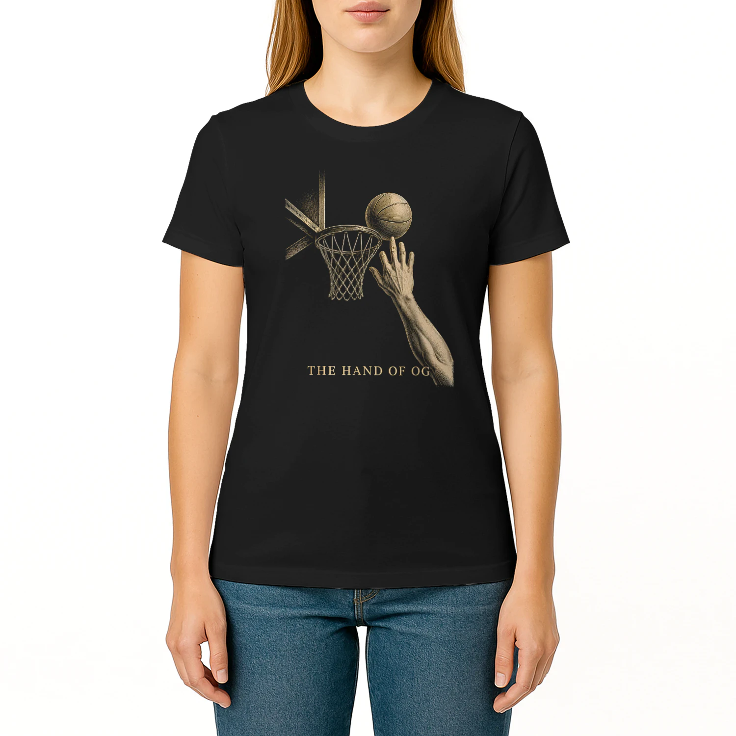 🏀 The Hand of OG Basketball T-Shirt | Vintage Basketball Art Tee | Retro Hoops Fan Shirt | Basketball Player Gift | Get Yours!