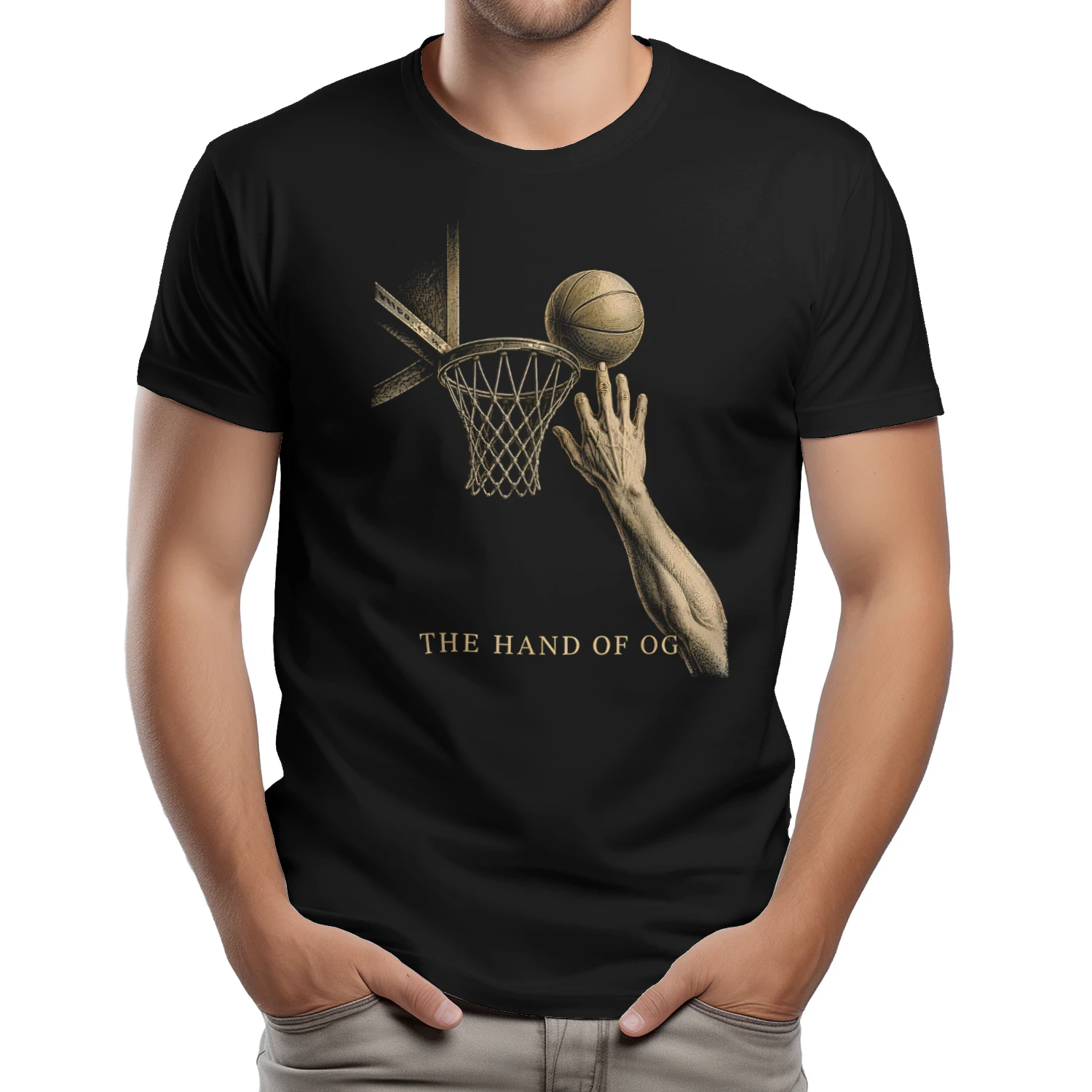 🏀 The Hand of OG Basketball T-Shirt | Vintage Basketball Art Tee | Retro Hoops Fan Shirt | Basketball Player Gift | Get Yours!