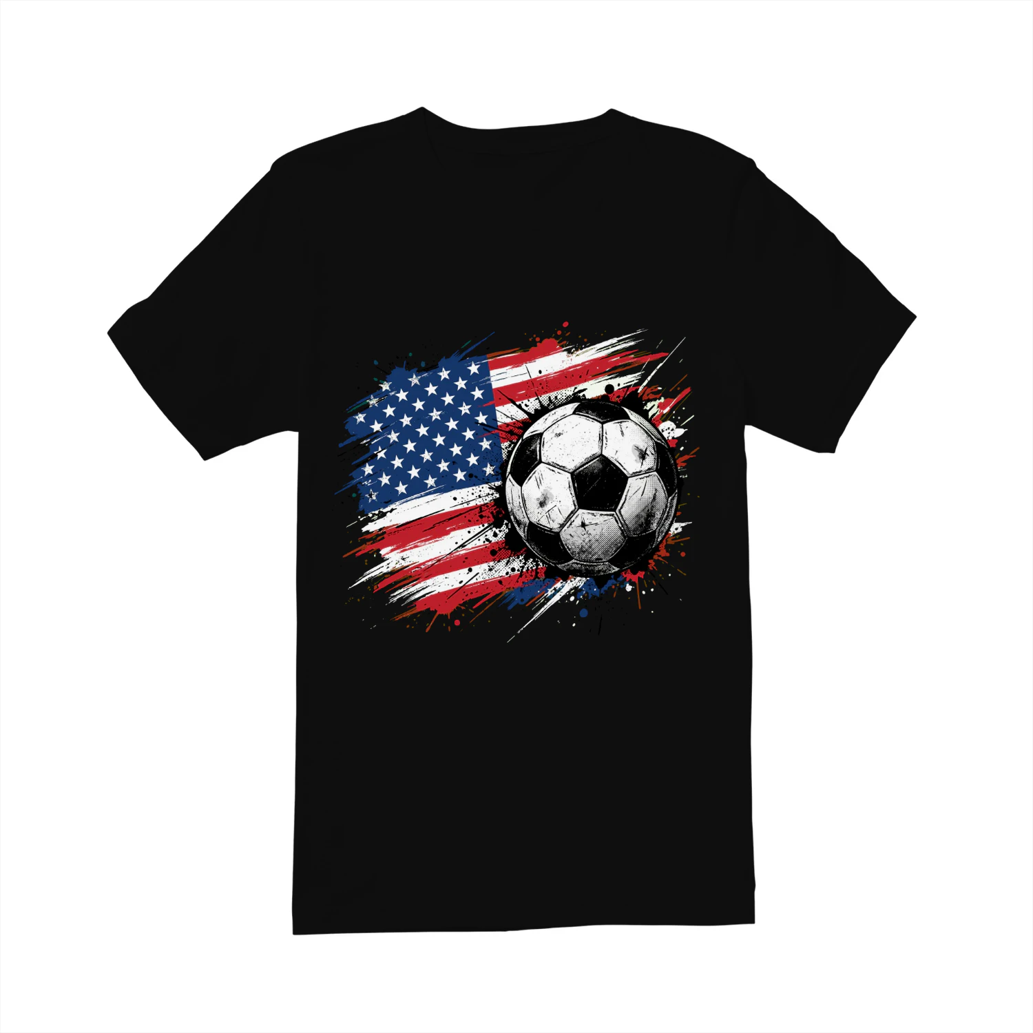 🇺🇸 USA Soccer Fan Classic Unisex T-shirt, American Flag Football Classic Unisex T-shirt, Patriotic World Cup 2026 Soccer Graphic, Get Yours!