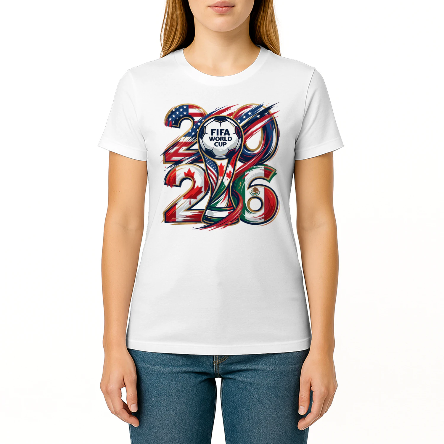 ⚽ FIFA World Cup 2026 USA Canada Mexico Classic Unisex T-shirt, Soccer Trophy Fan Classic Unisex T-shirt, Football Championship Graphic, Get Yours!