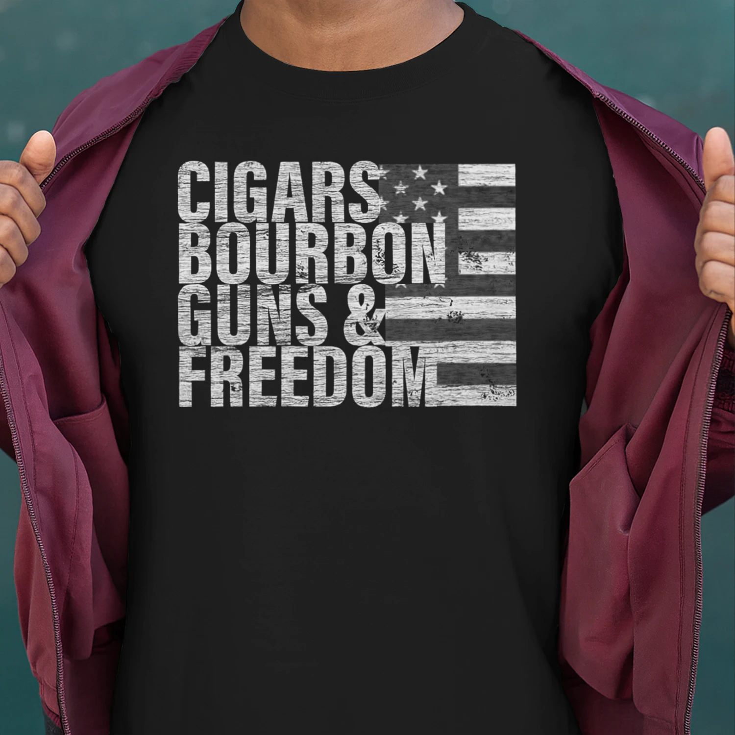 cigars bourbon guns and freedom