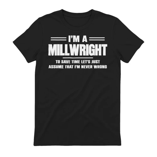 I AM A MILLWRIGHT - I AM NEVER WRONG