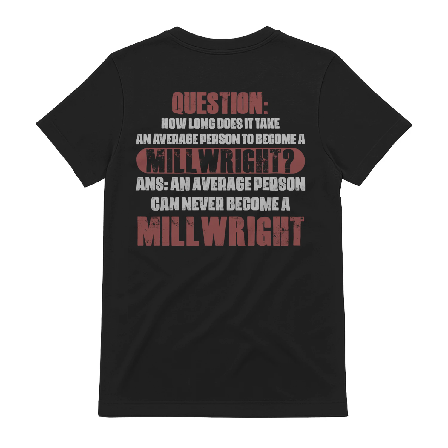 An average person can never become a Millwright