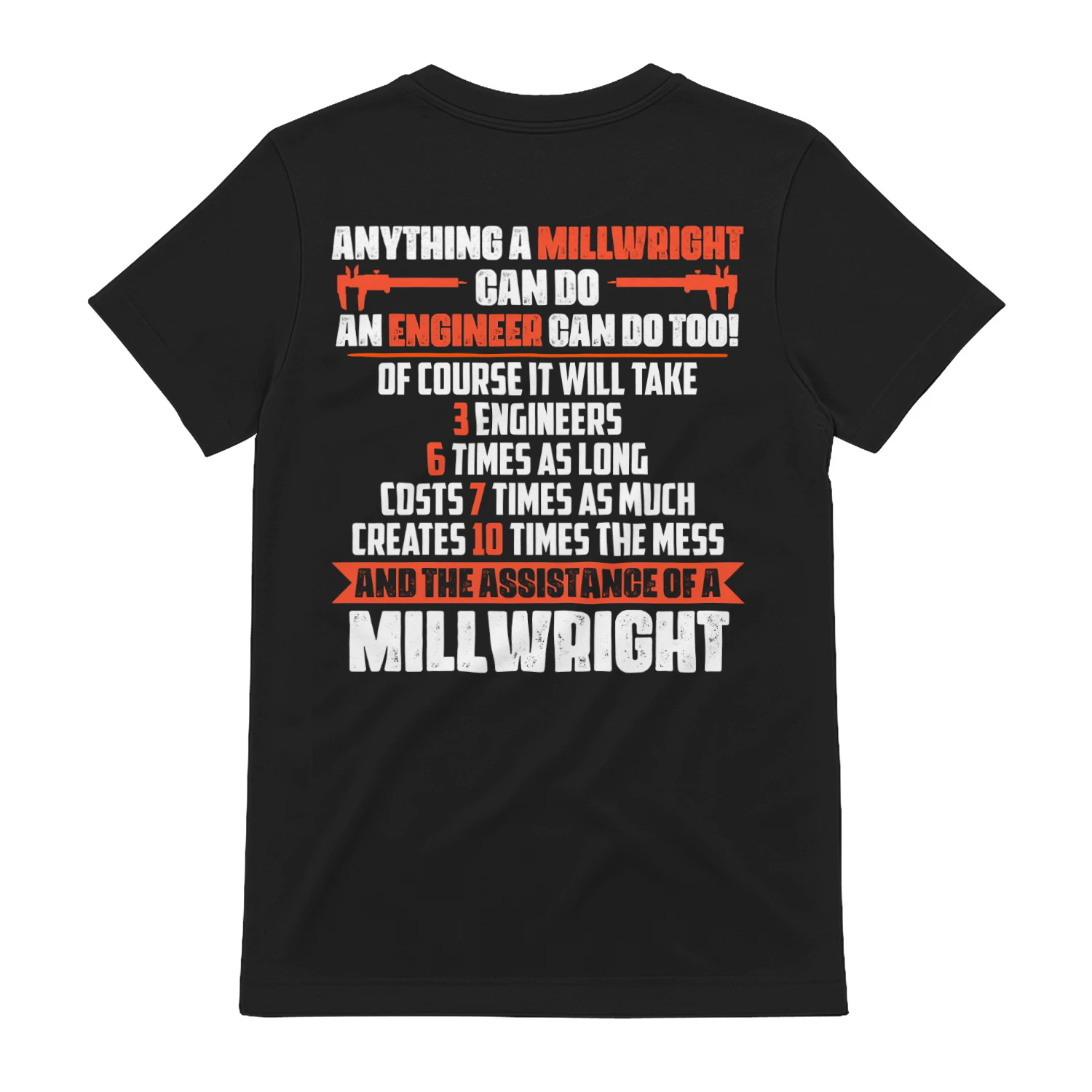 Anything a Millwright can do and engineer can do too