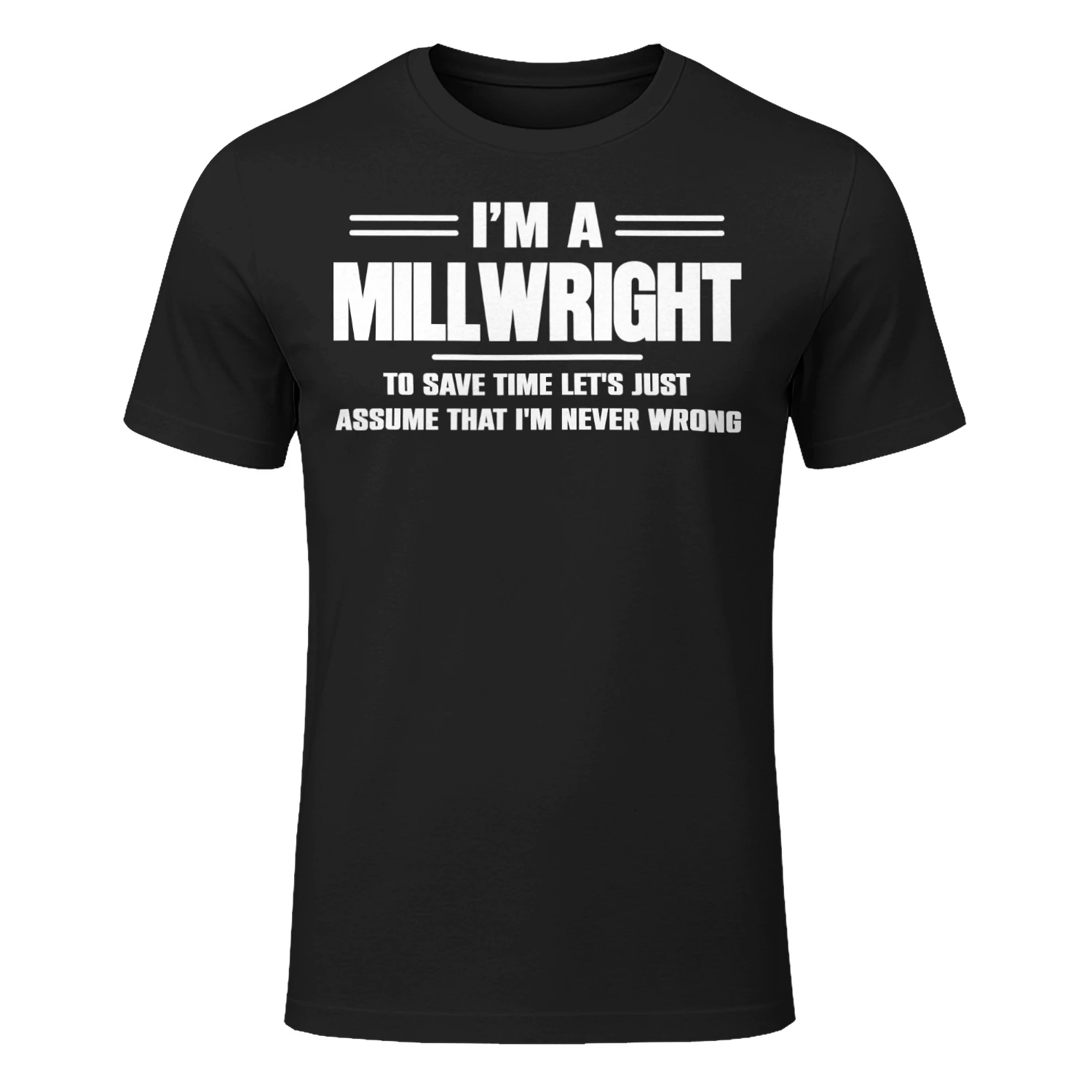 I AM A MILLWRIGHT - I AM NEVER WRONG