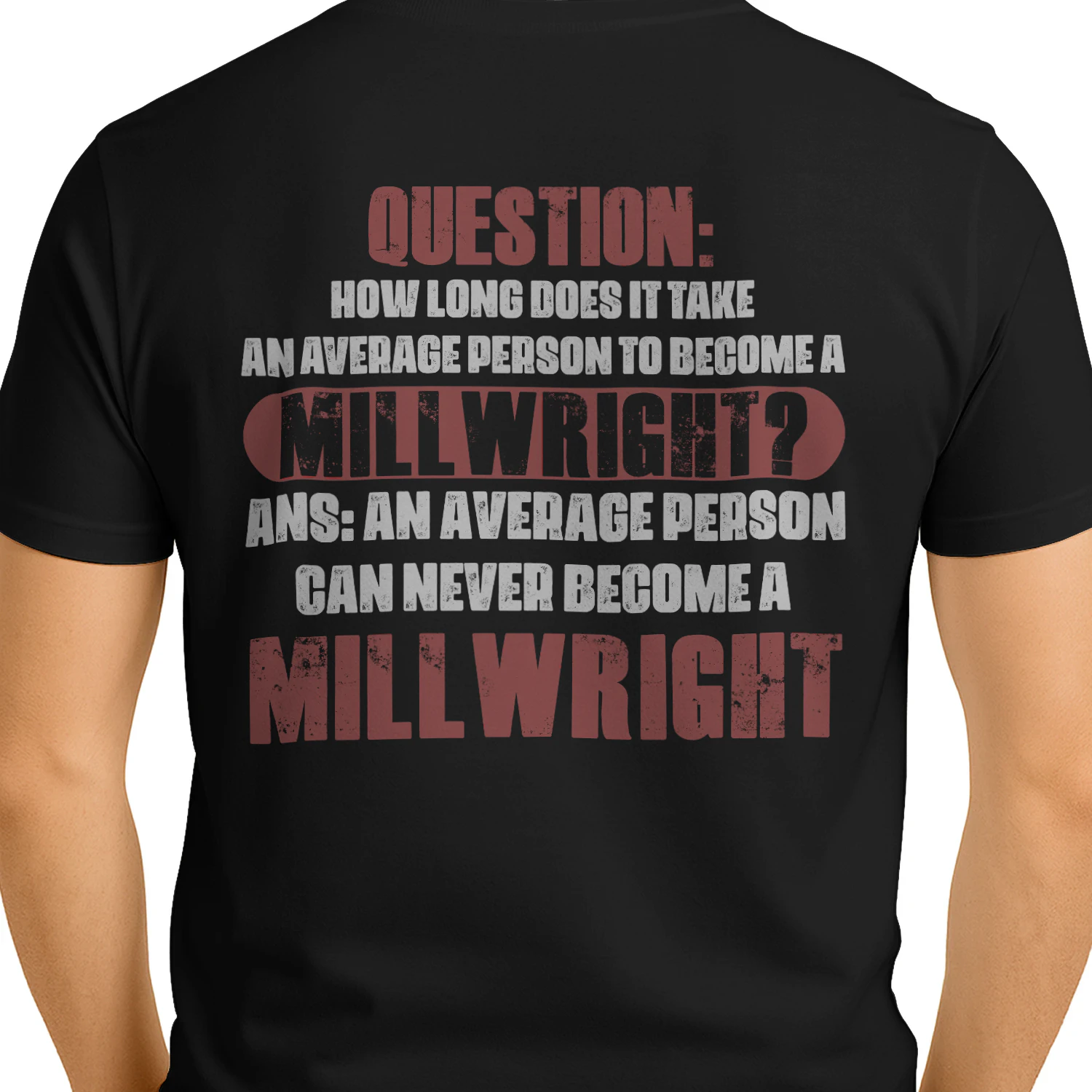 An average person can never become a Millwright
