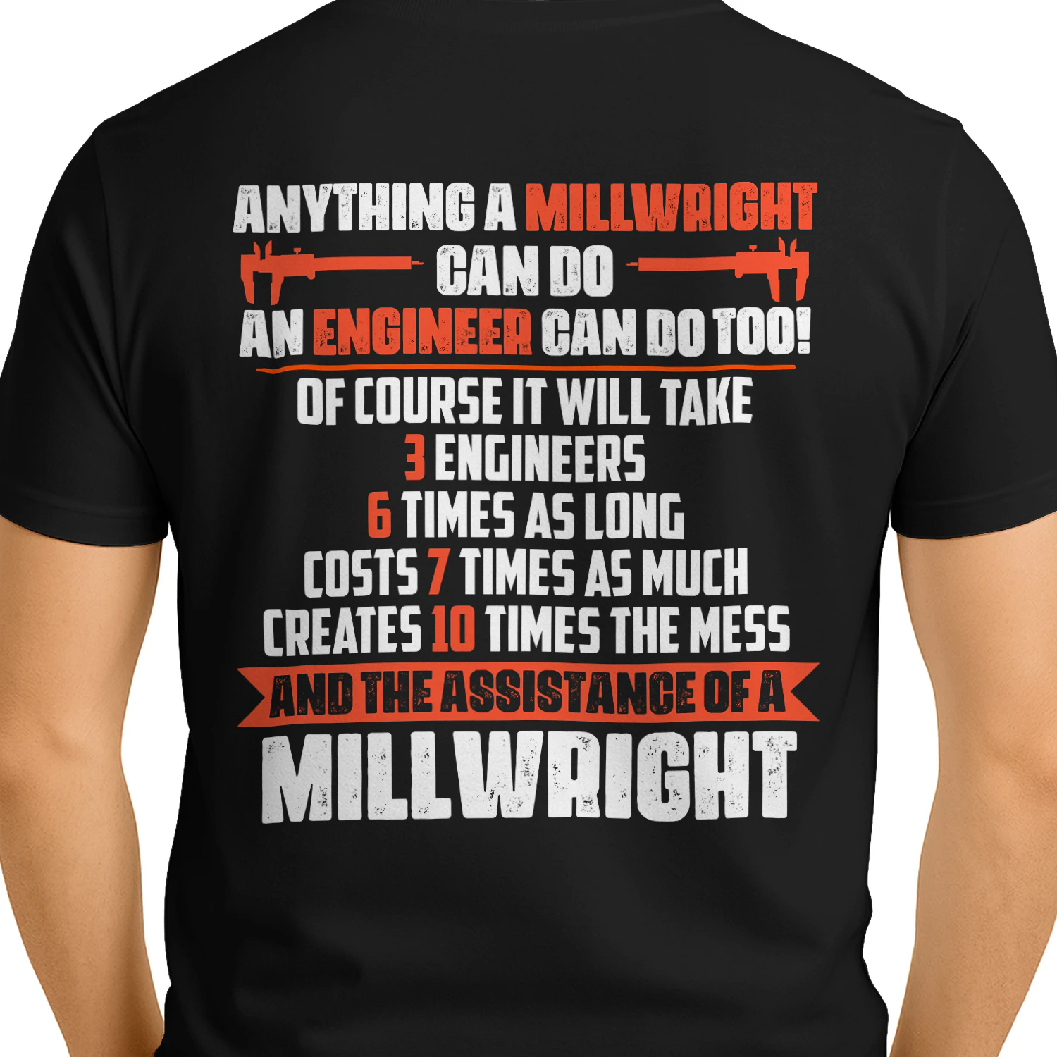 Anything a Millwright can do and engineer can do too