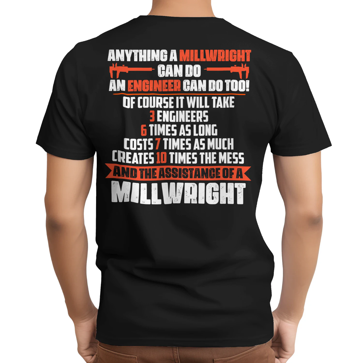Anything a Millwright can do and engineer can do too