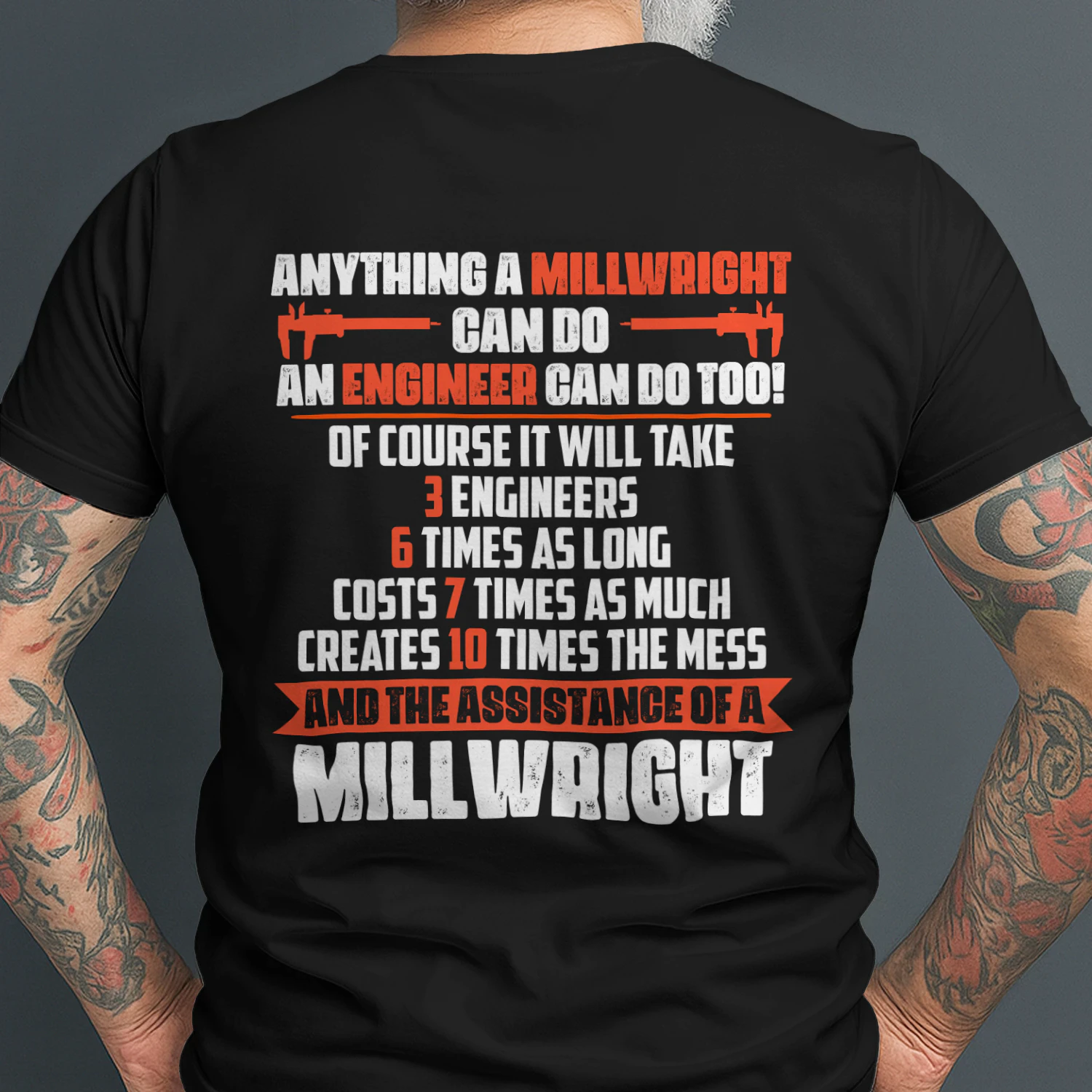Anything a Millwright can do and engineer can do too