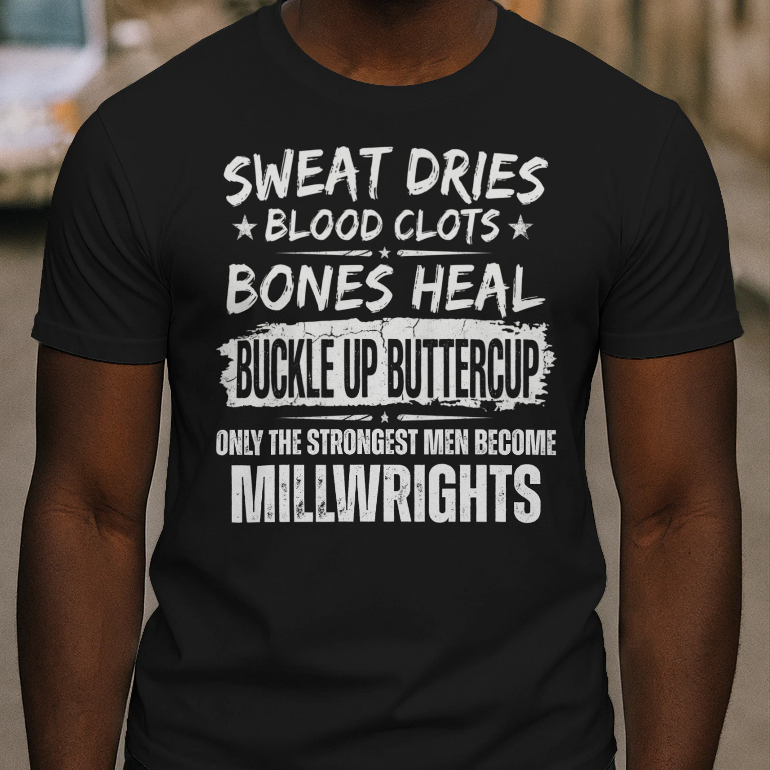 Only the strongest men become Millwrights