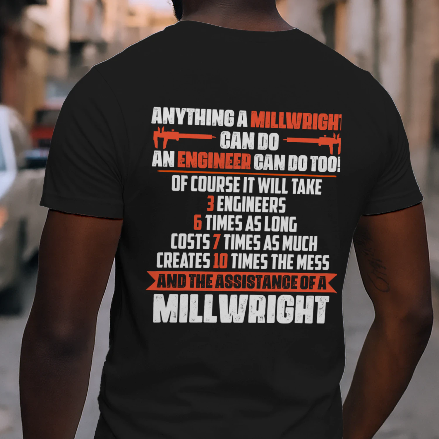 Anything a Millwright can do and engineer can do too