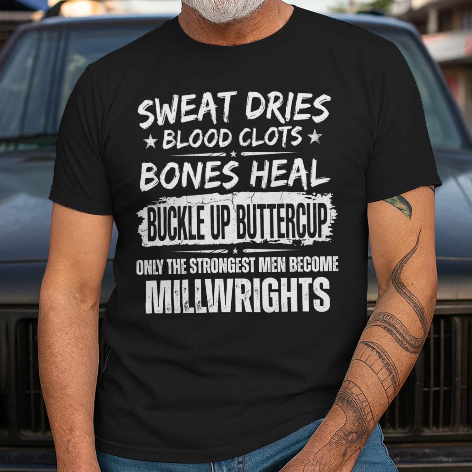 Only the strongest men become Millwrights