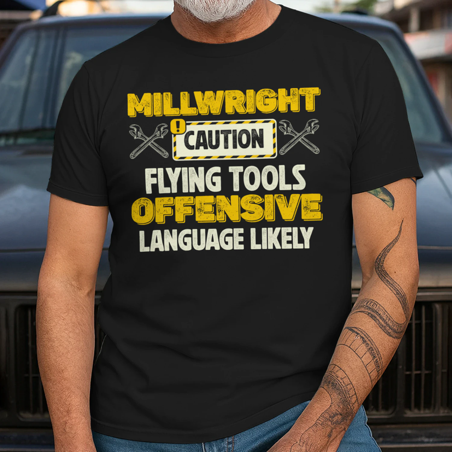 MILLWRIGHT - CAUTION FLYING TOOLS