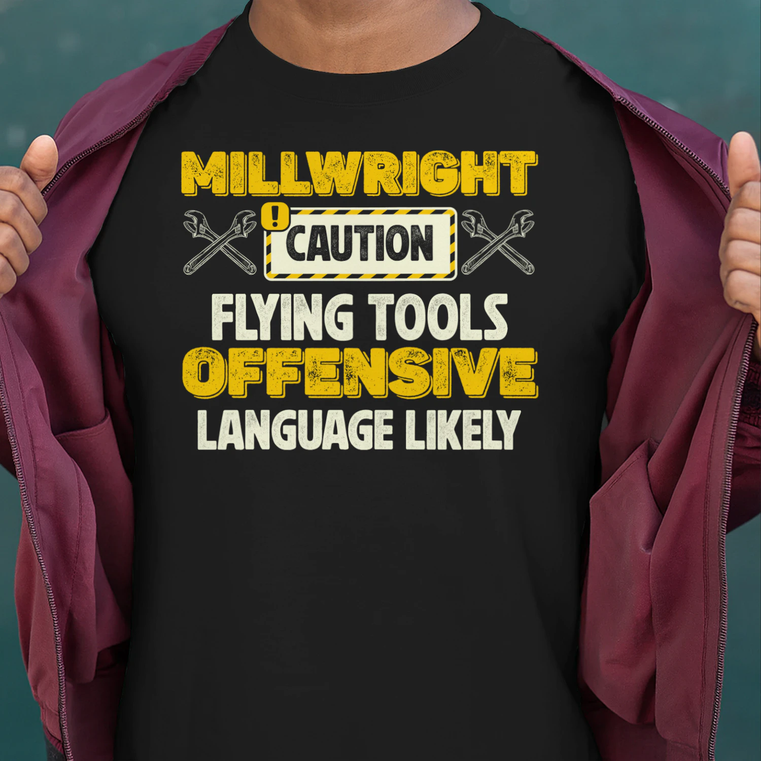 MILLWRIGHT - CAUTION FLYING TOOLS