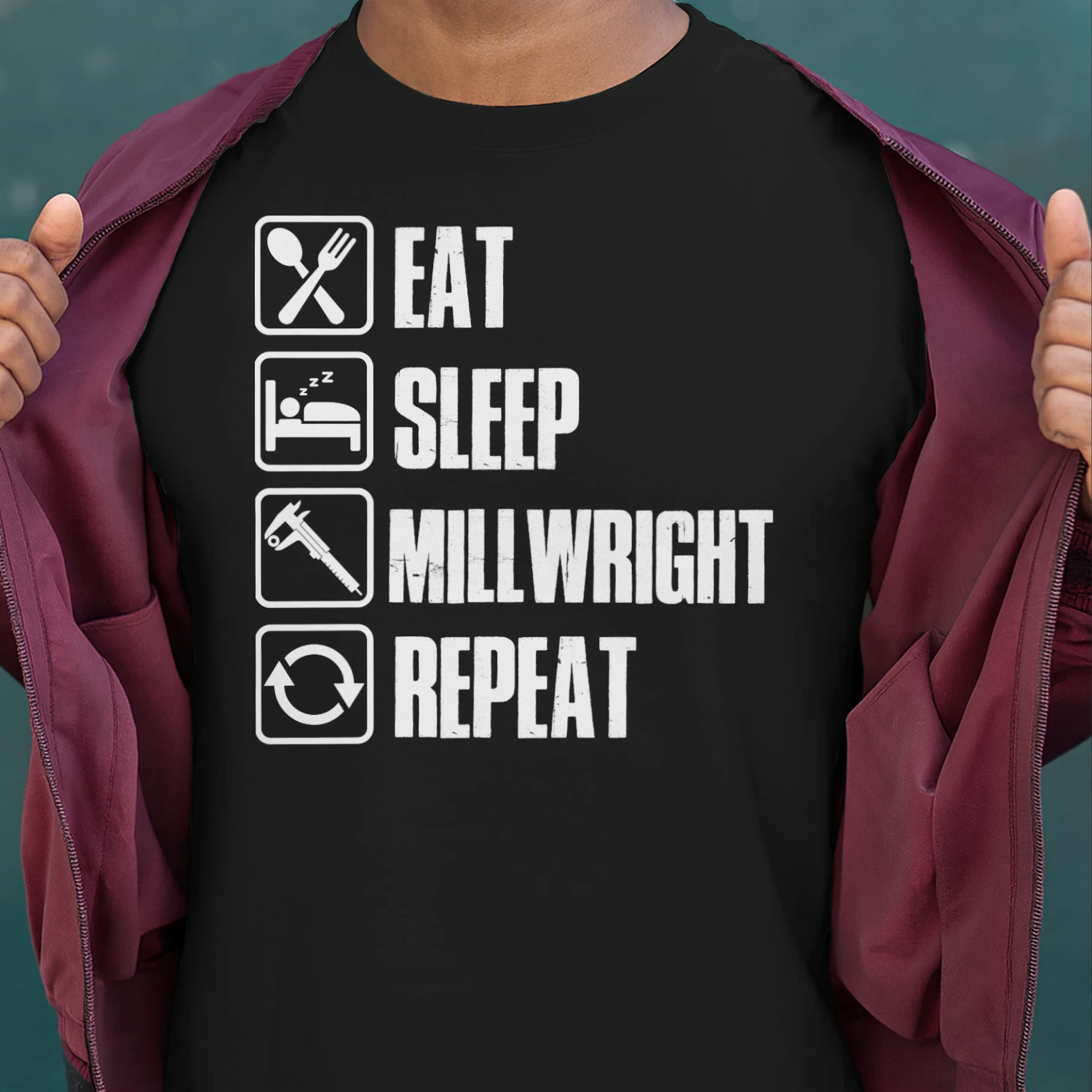 EAT - SLEEP - MILLWRIGHT - REPEAT