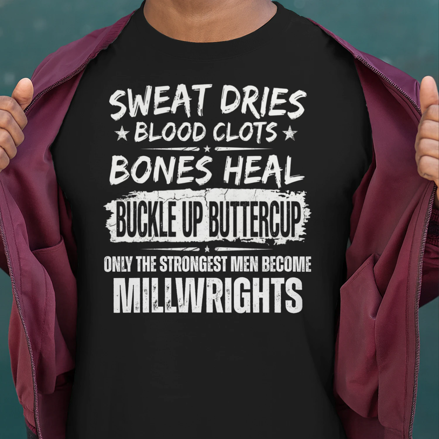 Only the strongest men become Millwrights