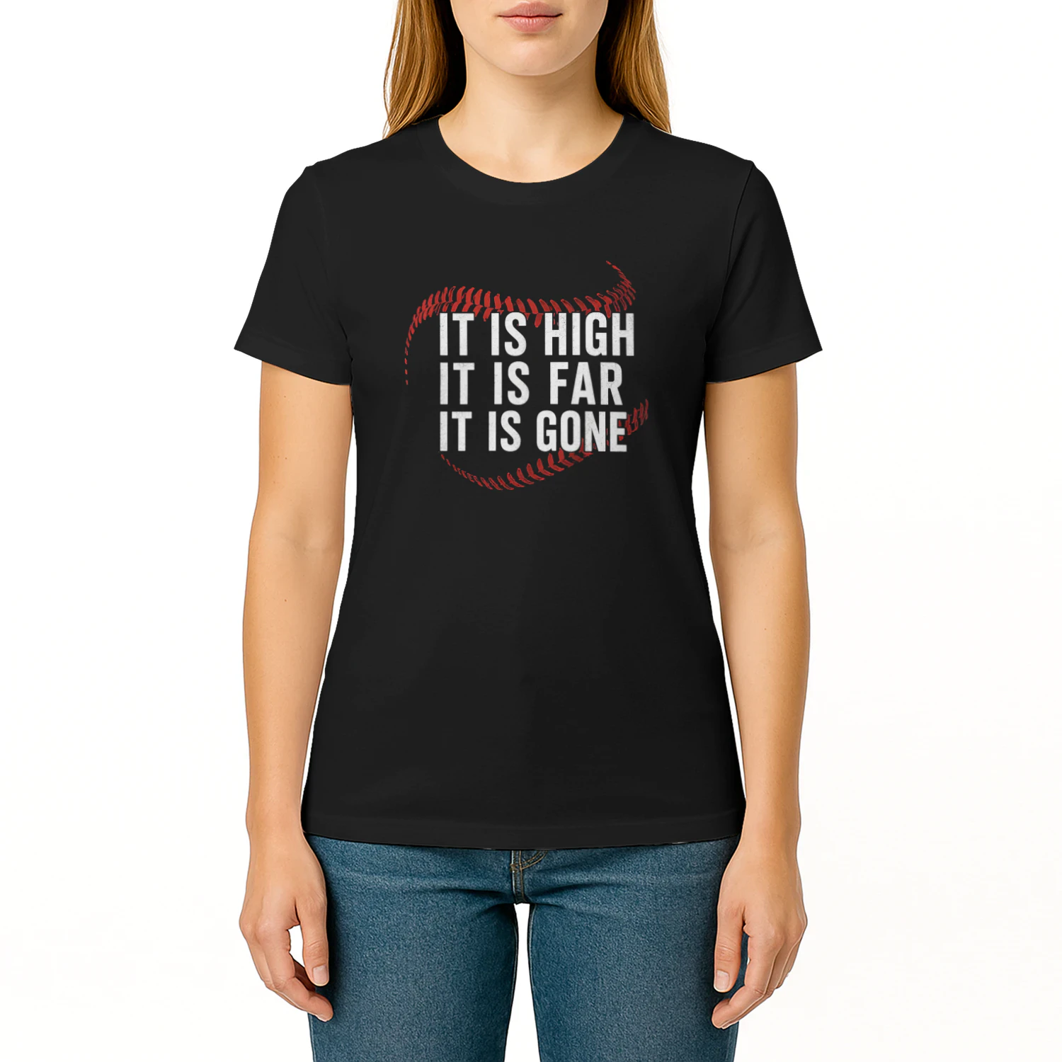 It Is High It Is Far It Is Gone – Vintage Baseball T-Shirt