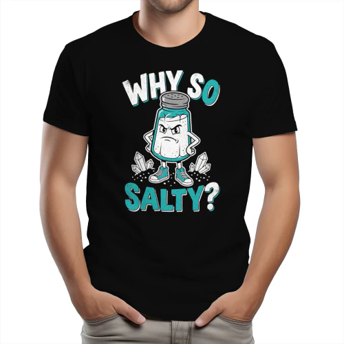 Why So Salty Retro Salt Shaker