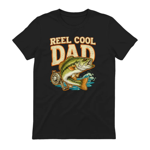 Reel Cool Dad - Funny Bass Fishing Shirt & Mug