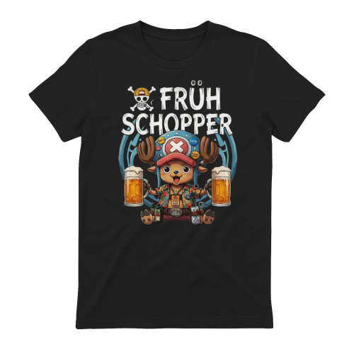 Frühschopper T-Shirt - Lustiges Anime Rentier Party Geschenk