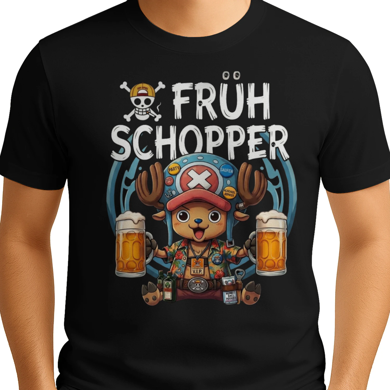 Frühschopper- Hawaiihemd T-Shirt