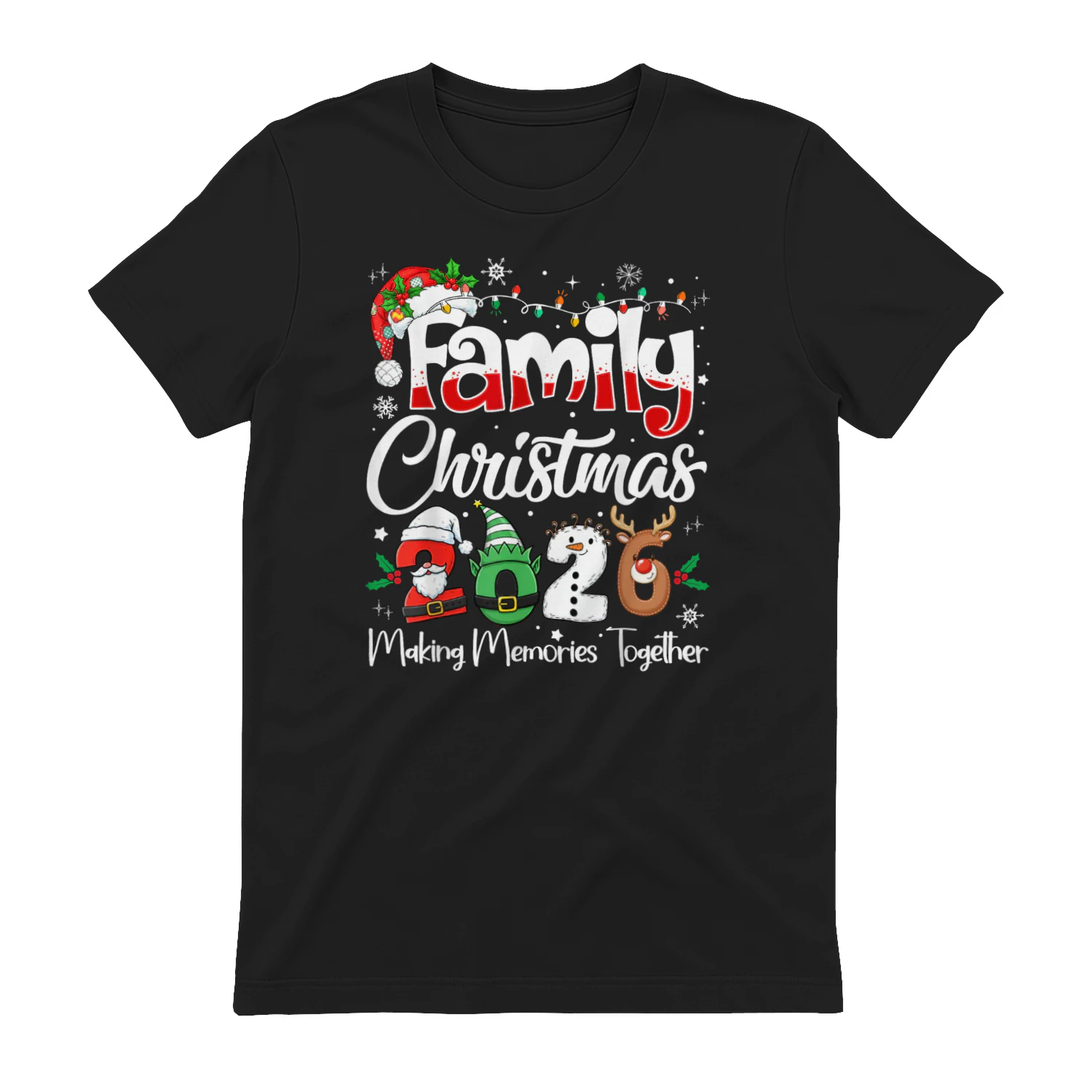 Family Christmas Making Memories Together T-Shirt