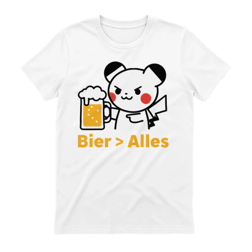 Bier > Alles T-Shirt - Lustiges Anime Bär Bier Geschenk