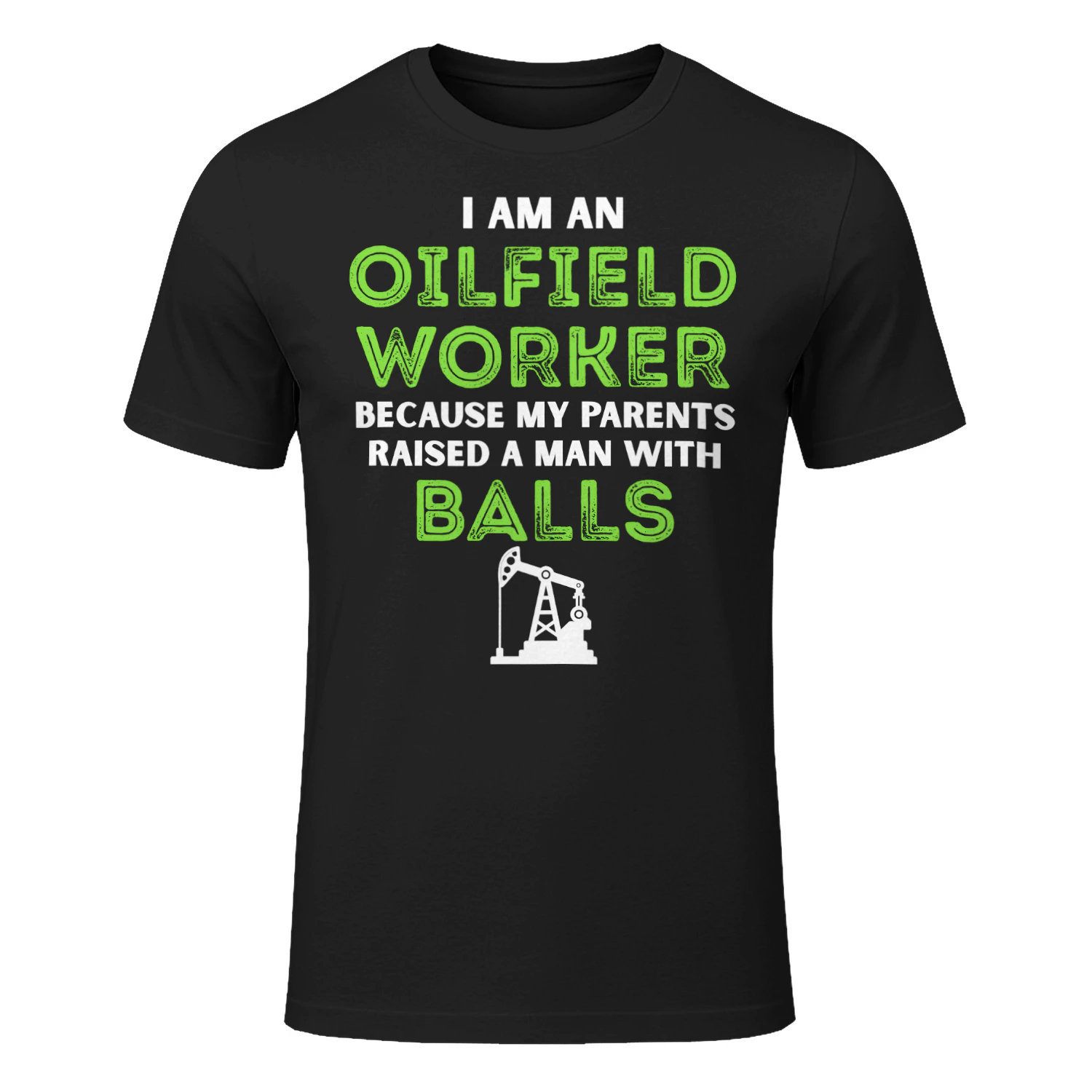 A MAN WITH BALL OILFIELD WORKER