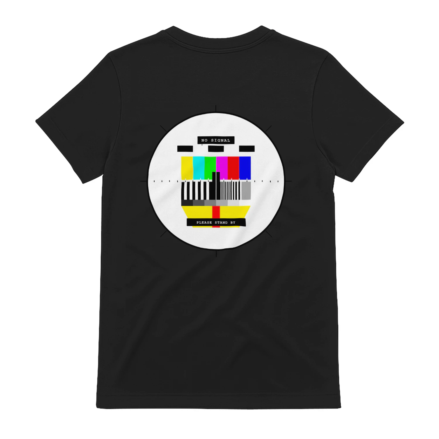 NO SIGNAL™ Retro TV Test Pattern Shirt