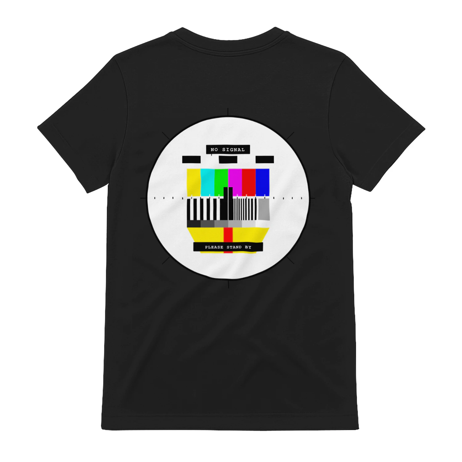 NO SIGNAL™ Retro TV Test Pattern Shirt