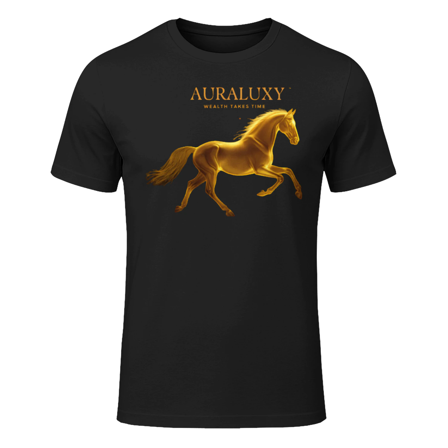 AURALUXY™ Golden Horse Wealth Mindset Shirt