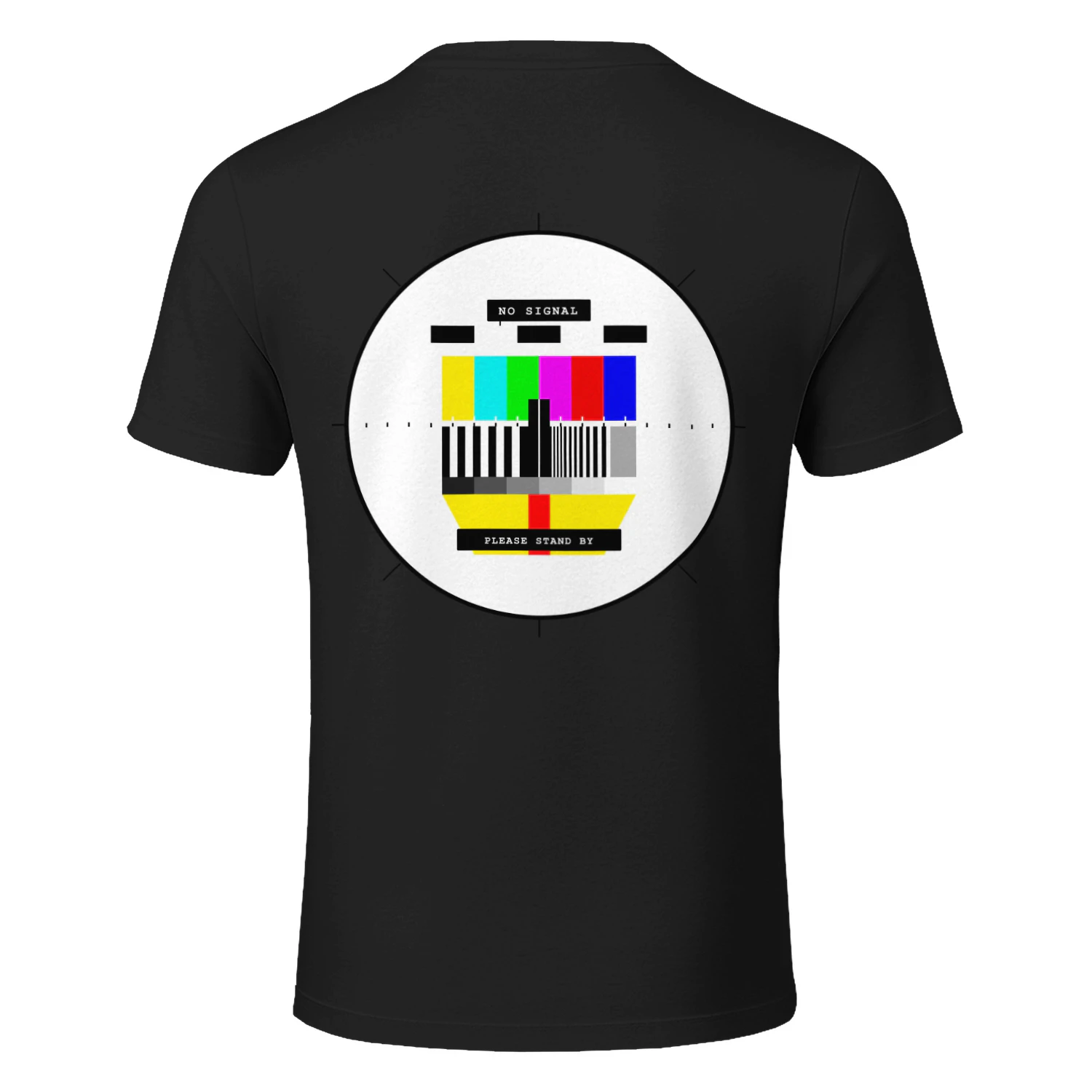 NO SIGNAL™ Retro TV Test Pattern Shirt