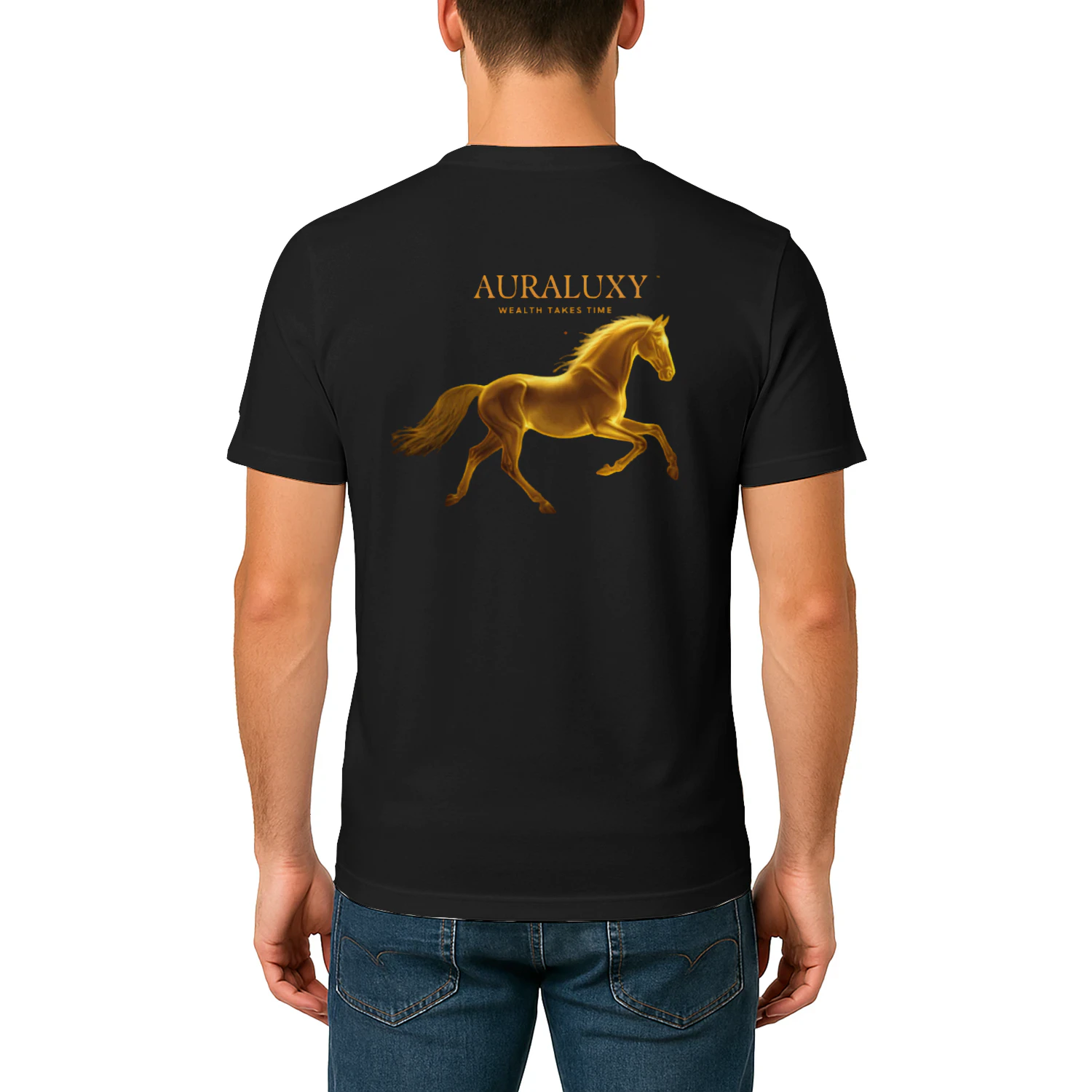 AURALUXY™ Golden Horse Wealth Mindset Shirt