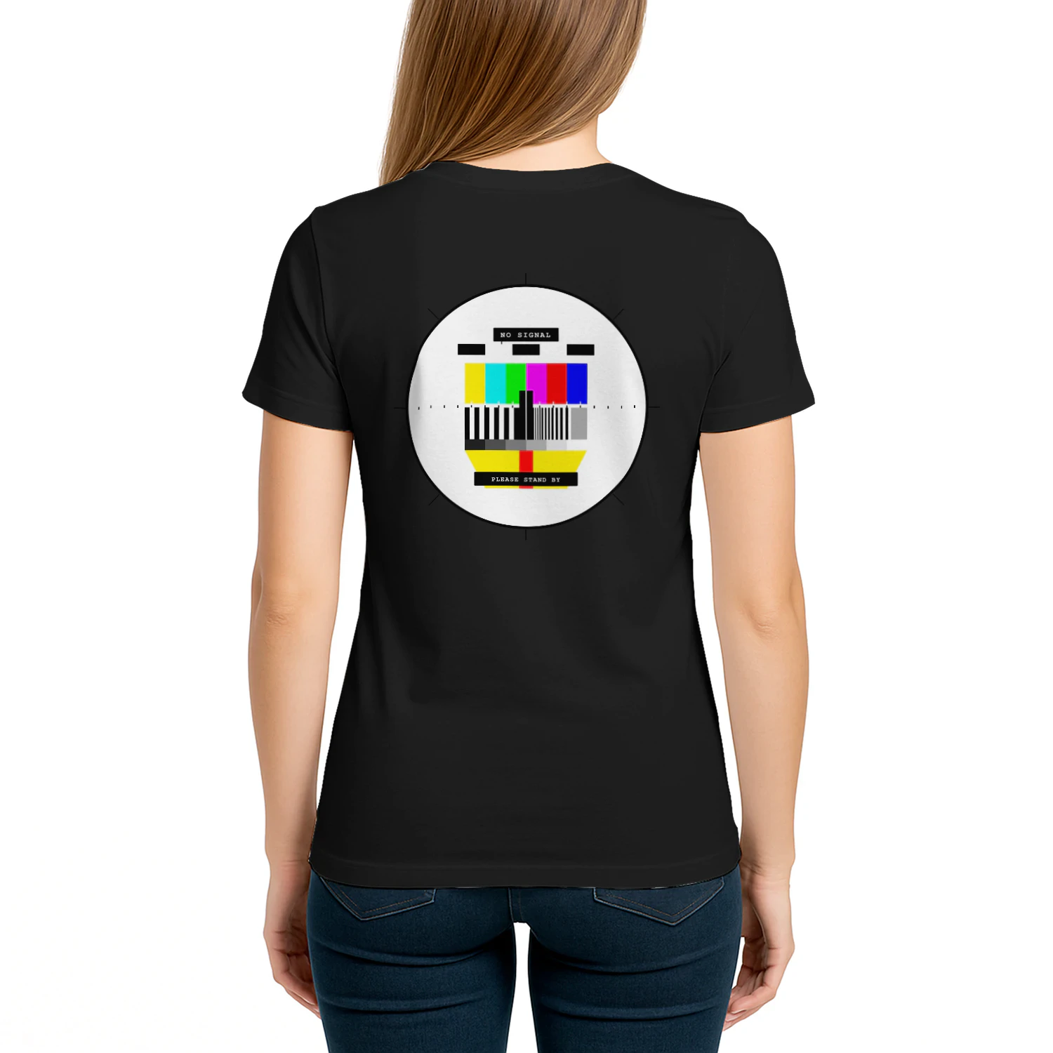NO SIGNAL™ Retro TV Test Pattern Shirt