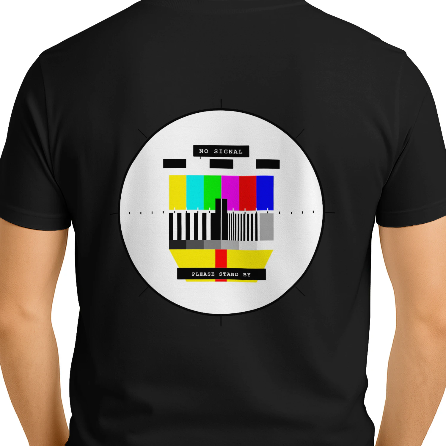NO SIGNAL™ Retro TV Test Pattern Shirt