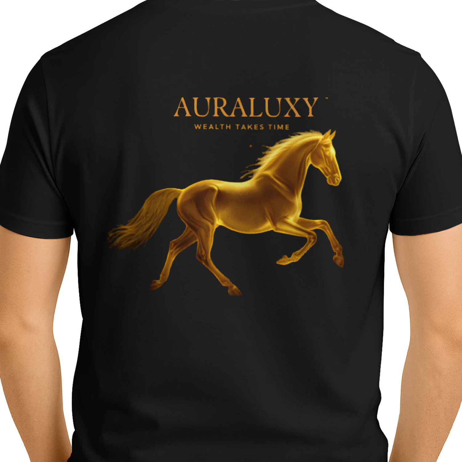 AURALUXY™ Golden Horse Wealth Mindset Shirt