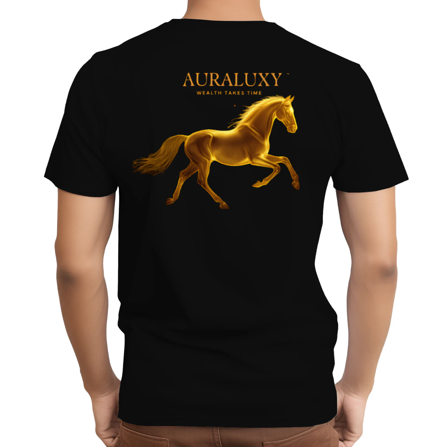 AURALUXY™ Golden Horse Wealth Mindset Shirt