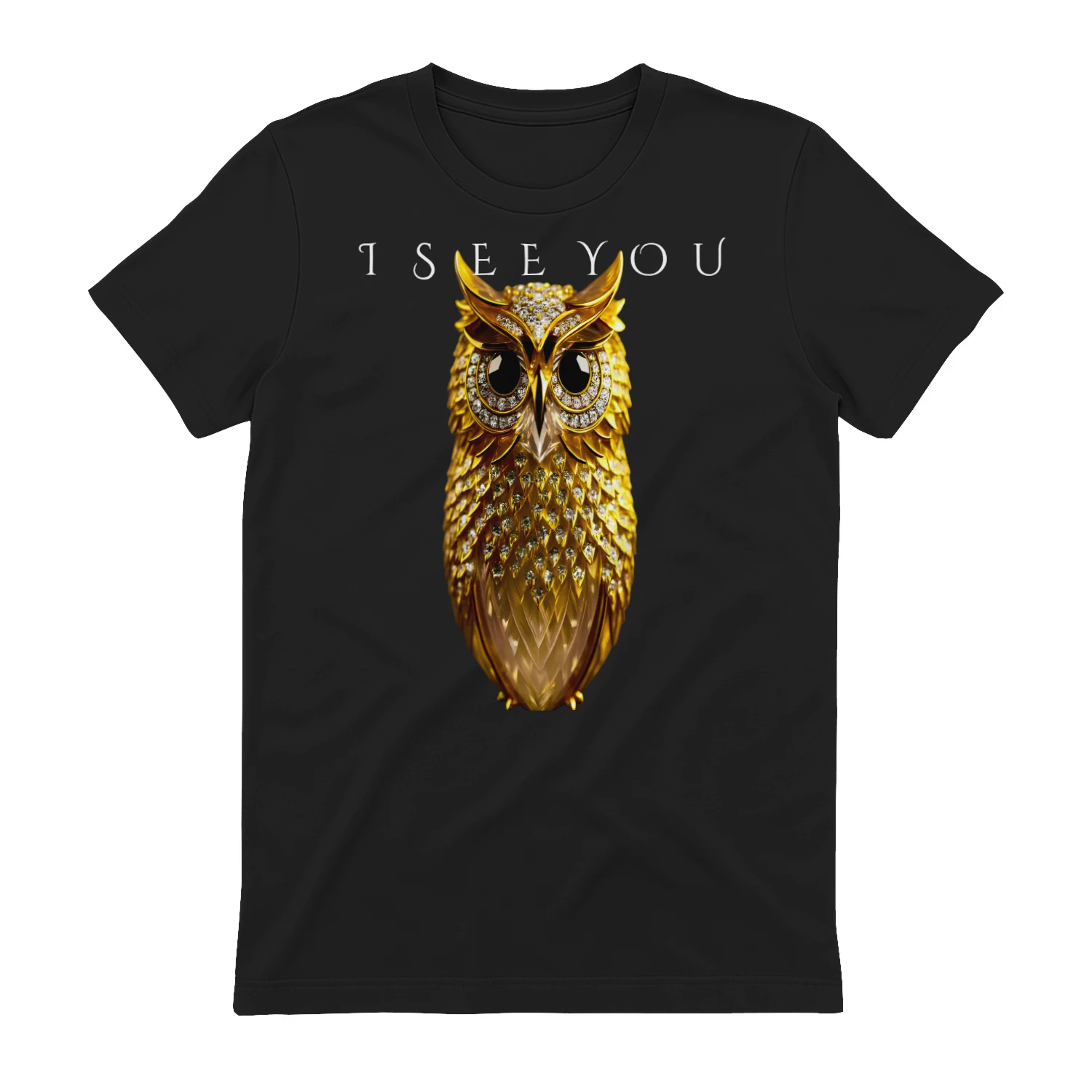 GOLDEN OWL™ "I SEE YOU" Luxury Premium T-Shirt