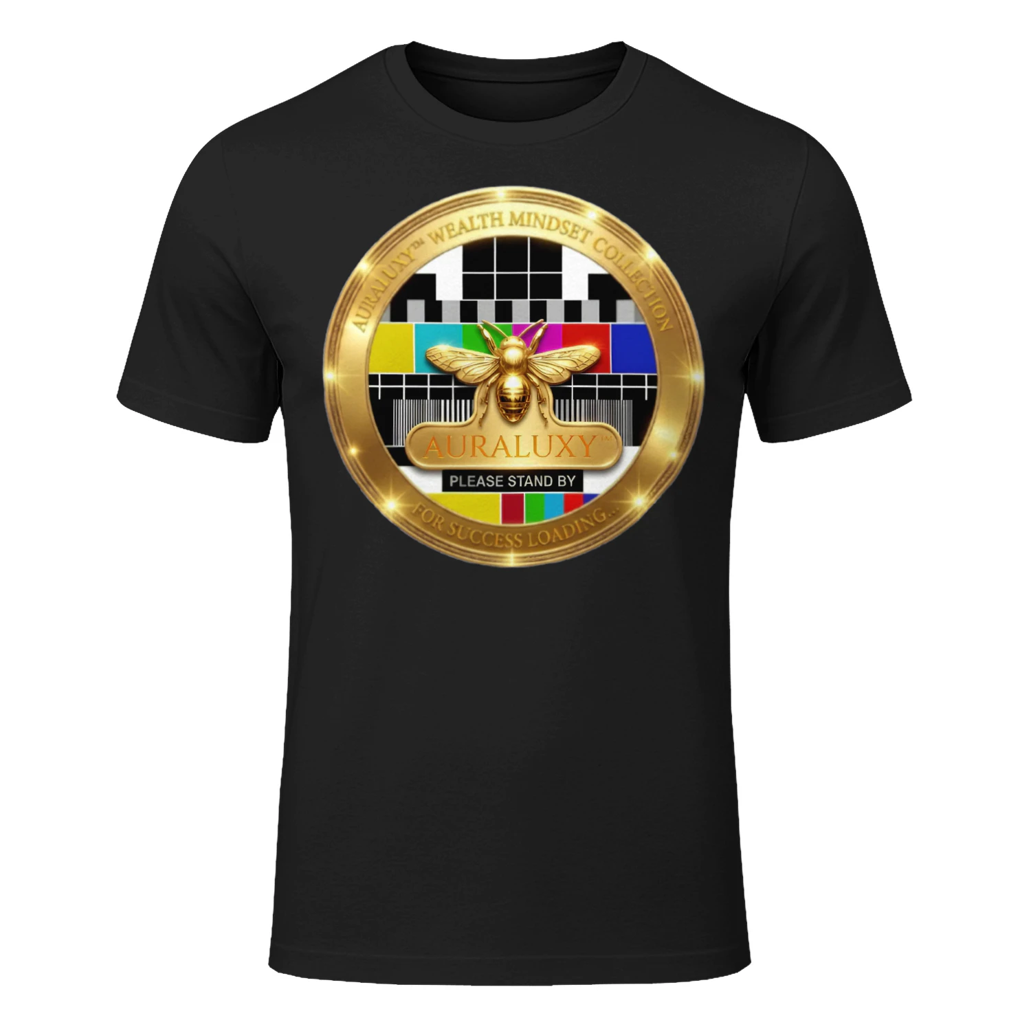 Auraluxy "Success Loading" Golden Bee Premium Streetwear Tee