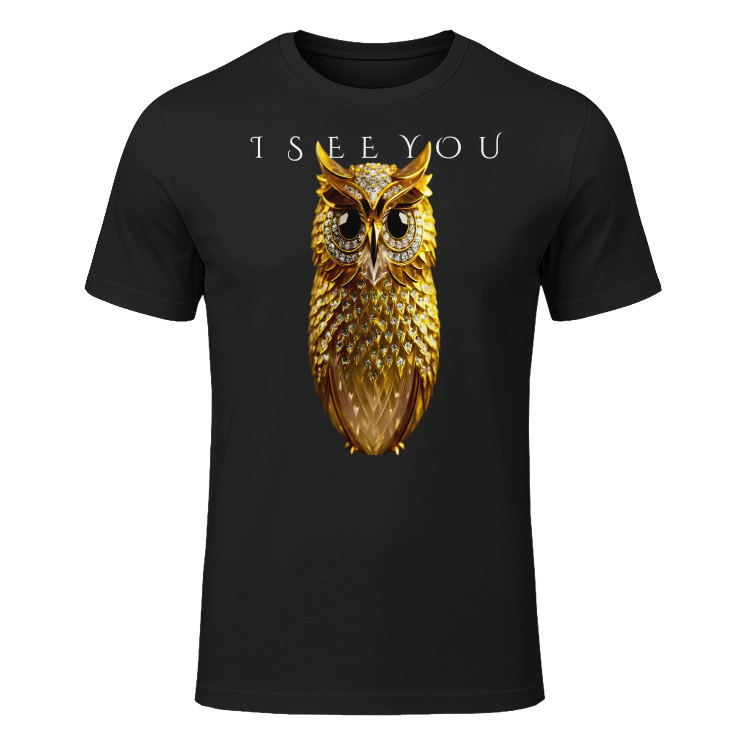 GOLDEN OWL™ "I SEE YOU" Luxury Premium T-Shirt