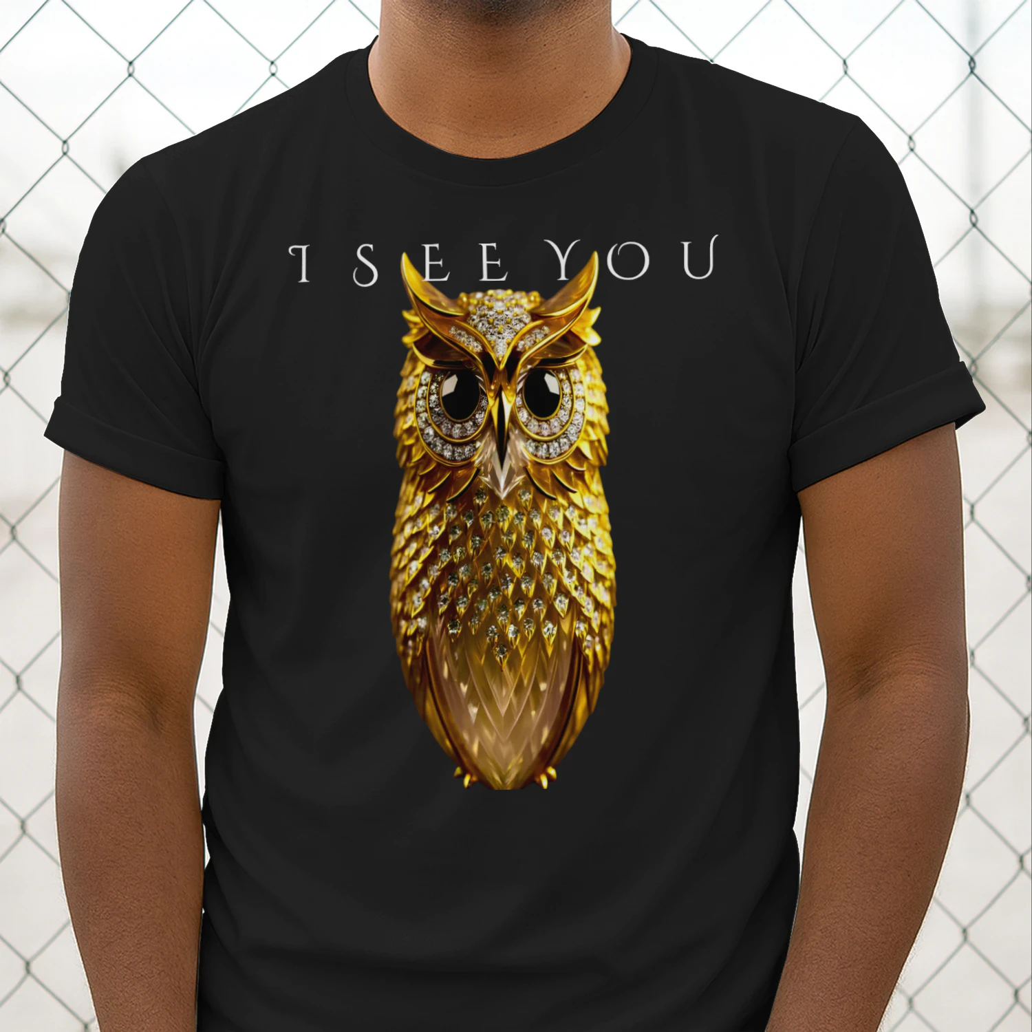 GOLDEN OWL™ "I SEE YOU" Luxury Premium T-Shirt