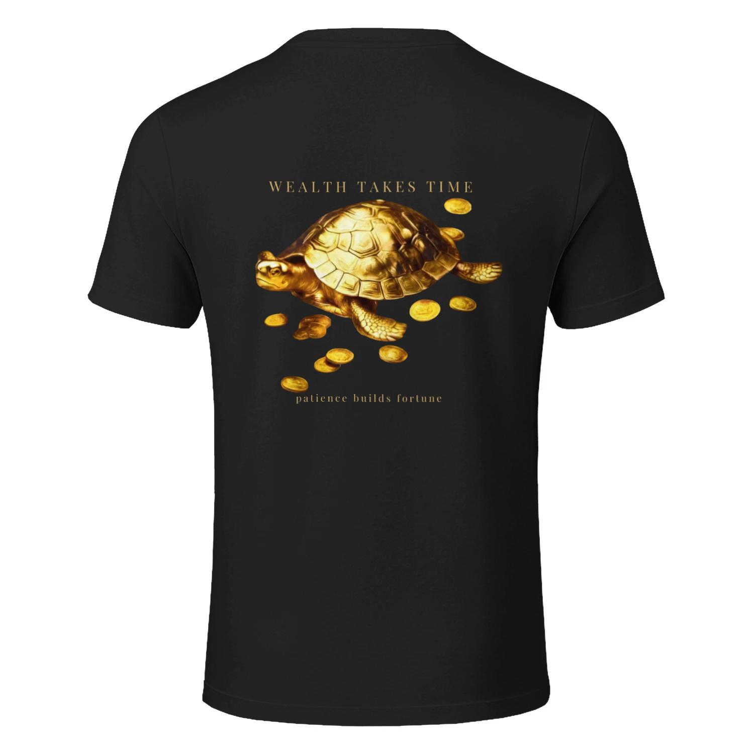 AURALUXY™ Golden Turtle – Wealth Mindset Premium Tee
