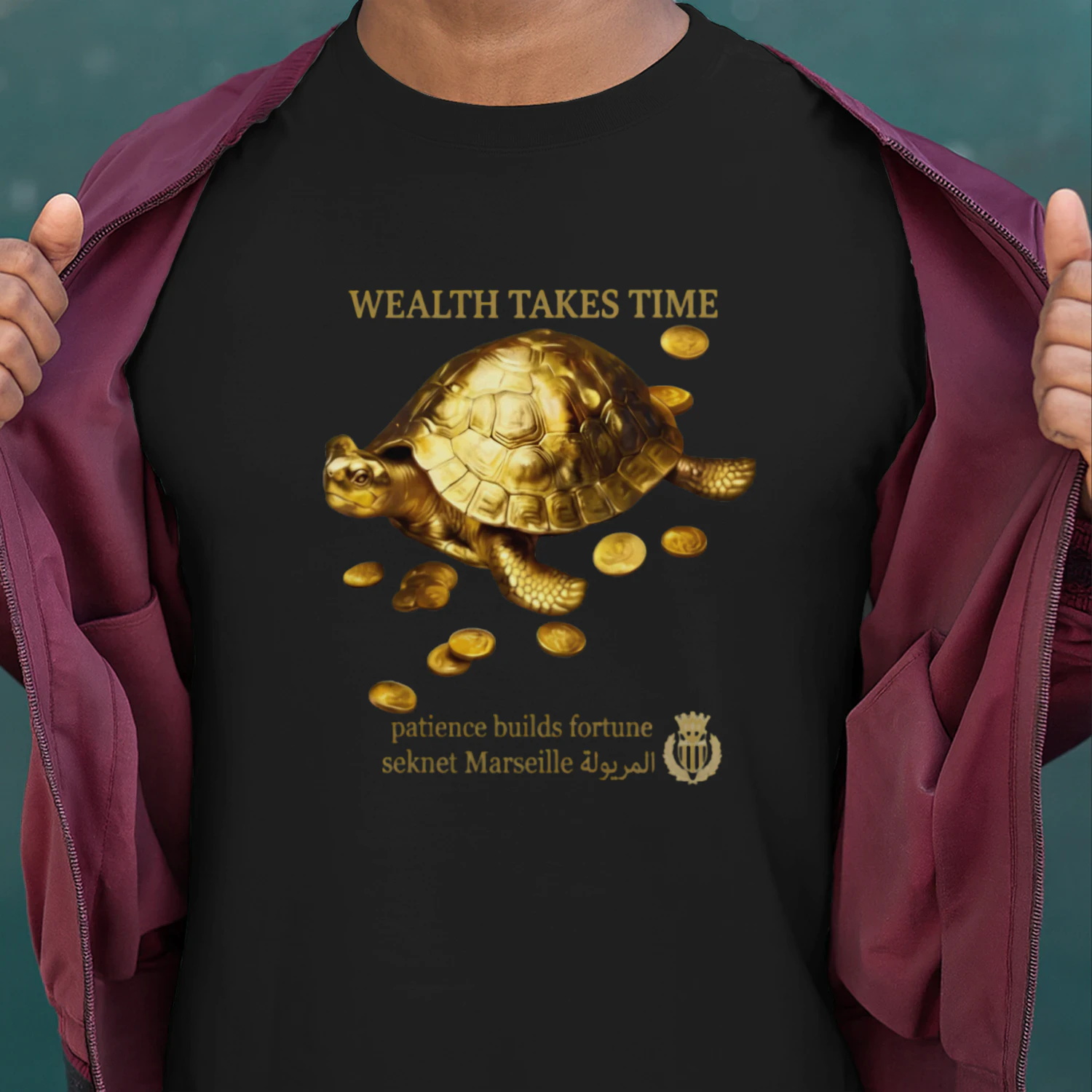 Golden Fortune™ – Wealth Takes Time Shirt