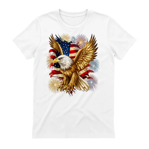 Golden Eagle & Us Flag