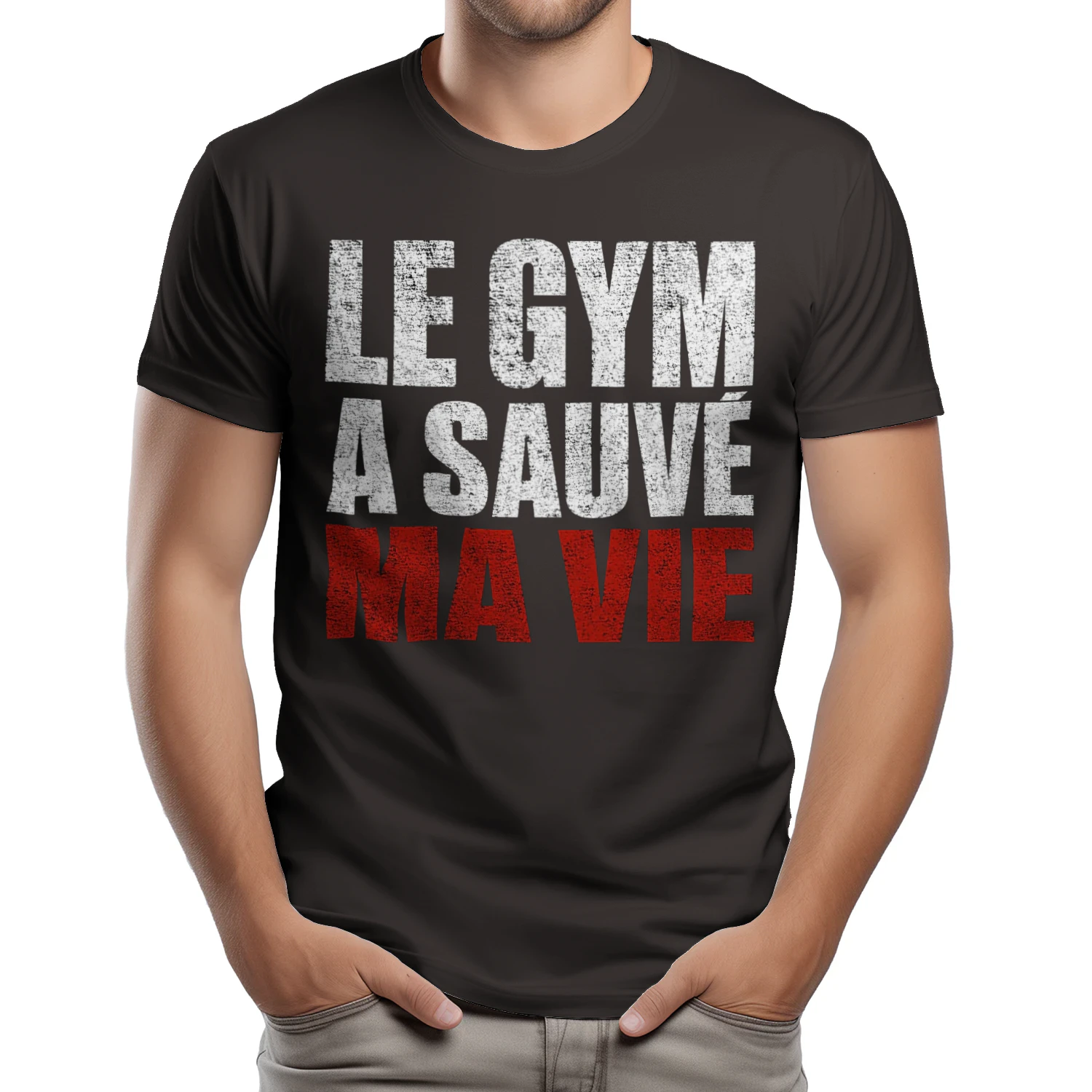 LE GYM A SAUVÉ MA VIE – Fitness Motivation T-Shirt